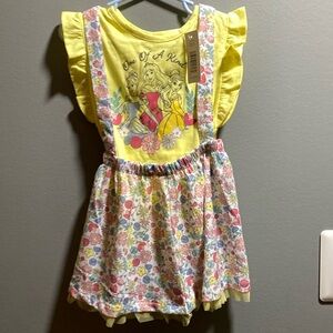 BRAND NEW GIRLS JUMPER WITH SHIRT SIZE 4T! NWT! SMOKE FREE HOME!